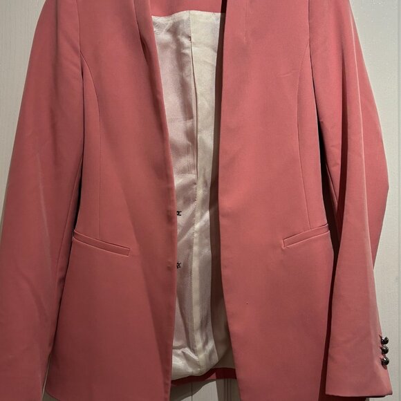 Salmon Pink Blazer - Zara - Picture 3 of 5